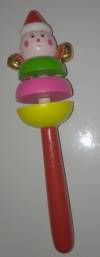 Wooden Rattle with colors (OEM)